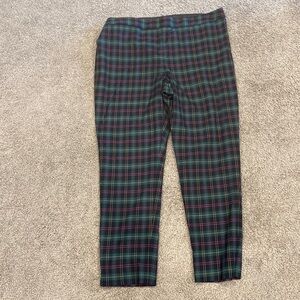 Talbots plaid ankle pants